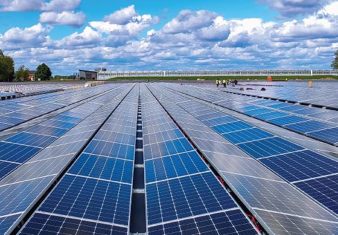 image of solar panels