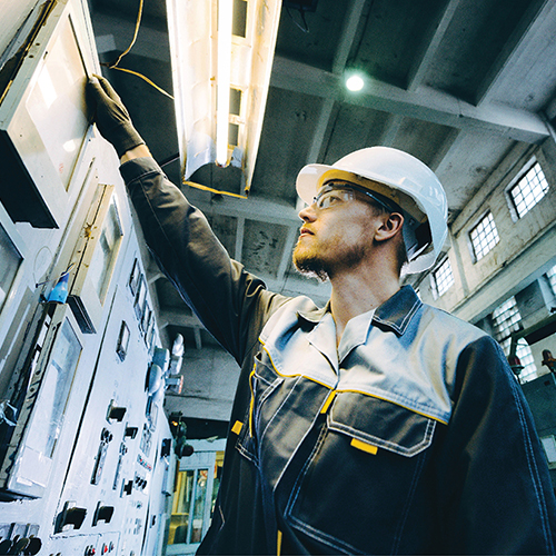 image of electrician