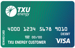 image of a visa debit card