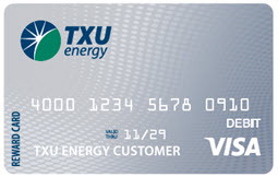 image of a visa debit card