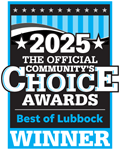 2025 The official Community Choice Awards Best of Lubbock Winner