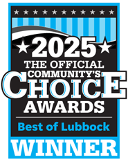 2025 The official Community Choice Awards Best of Lubbock Winner