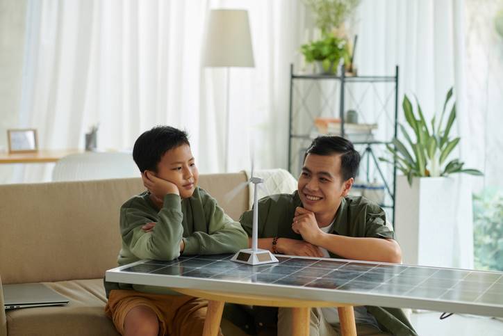 Dad and son
